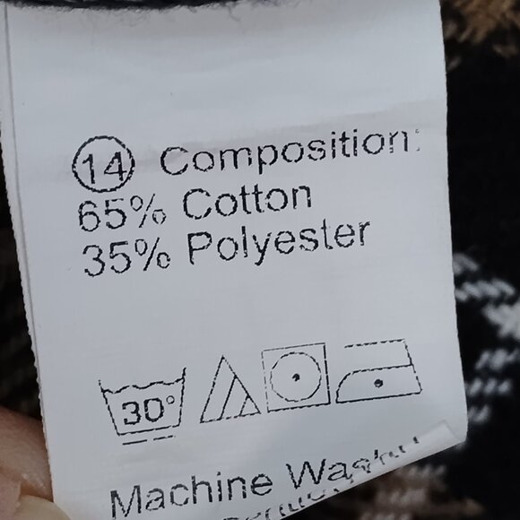 Dazy Plaid Green and Tan Shirt Size Large Long Sleeve Button Down - Picture 7 of 9